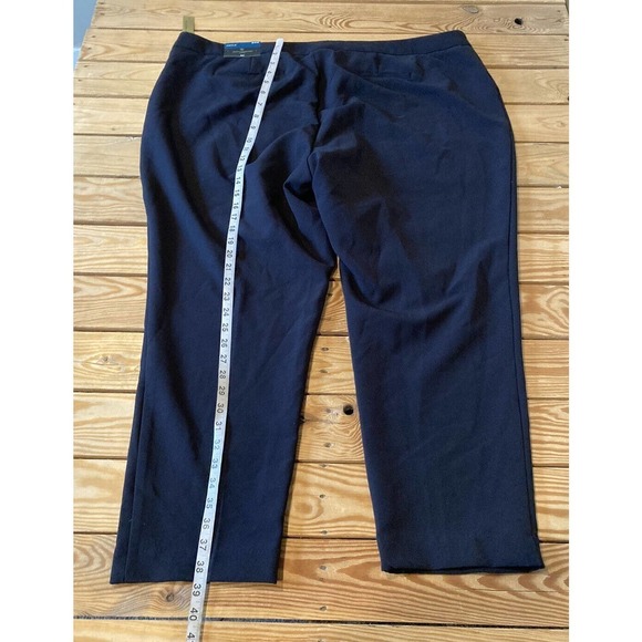 NWT $47 Worthington Zip Pocket Ankle Pants Size 24W Women’s Black - Picture 8 of 11